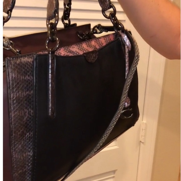 Final Price🎉Coach Dreamer 36 Colorblock Snakeskin - Picture 5 of 13